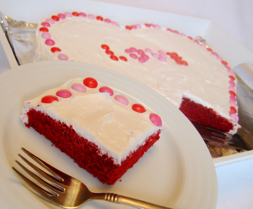 Heart Cake Frosted