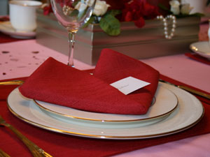 Heart Napkin
