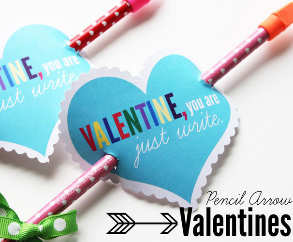 pencil valentine