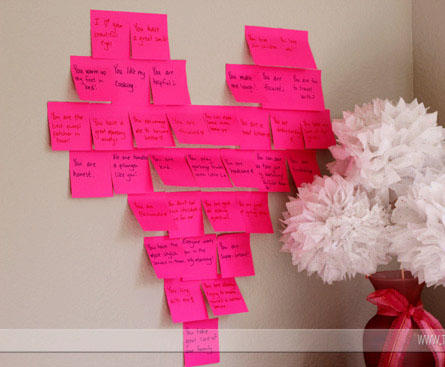 Post-It Note Heart