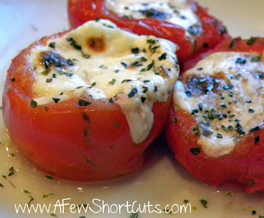 Stuffed Caprese Tomatoes