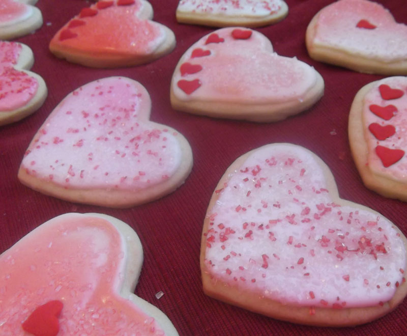 Valentine's Sugar Cookies