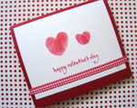 Thumbprint Hearts Valentine