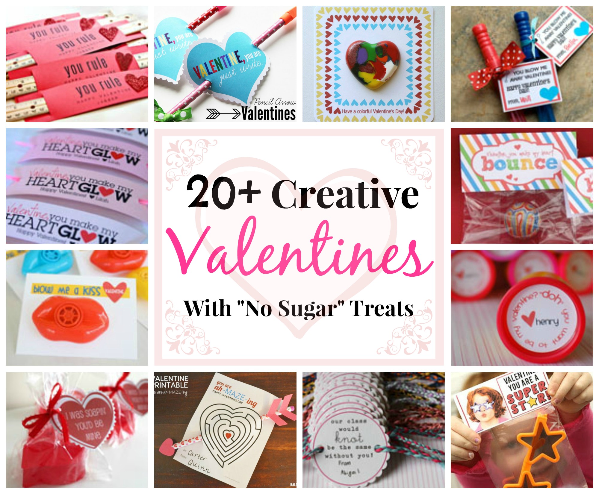 Valentine Cards with Knick-Knacks