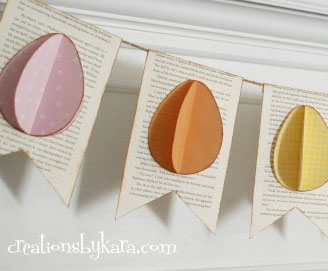 Easter 3D Egg Garland