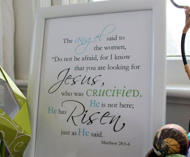 Easter Bible Passage Printable