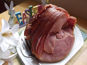 Glazed Apricot Ham