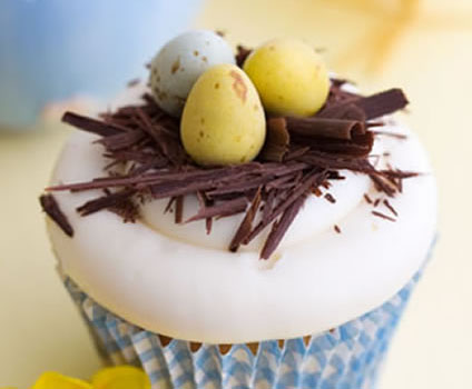 Birds Nest Cupcakes