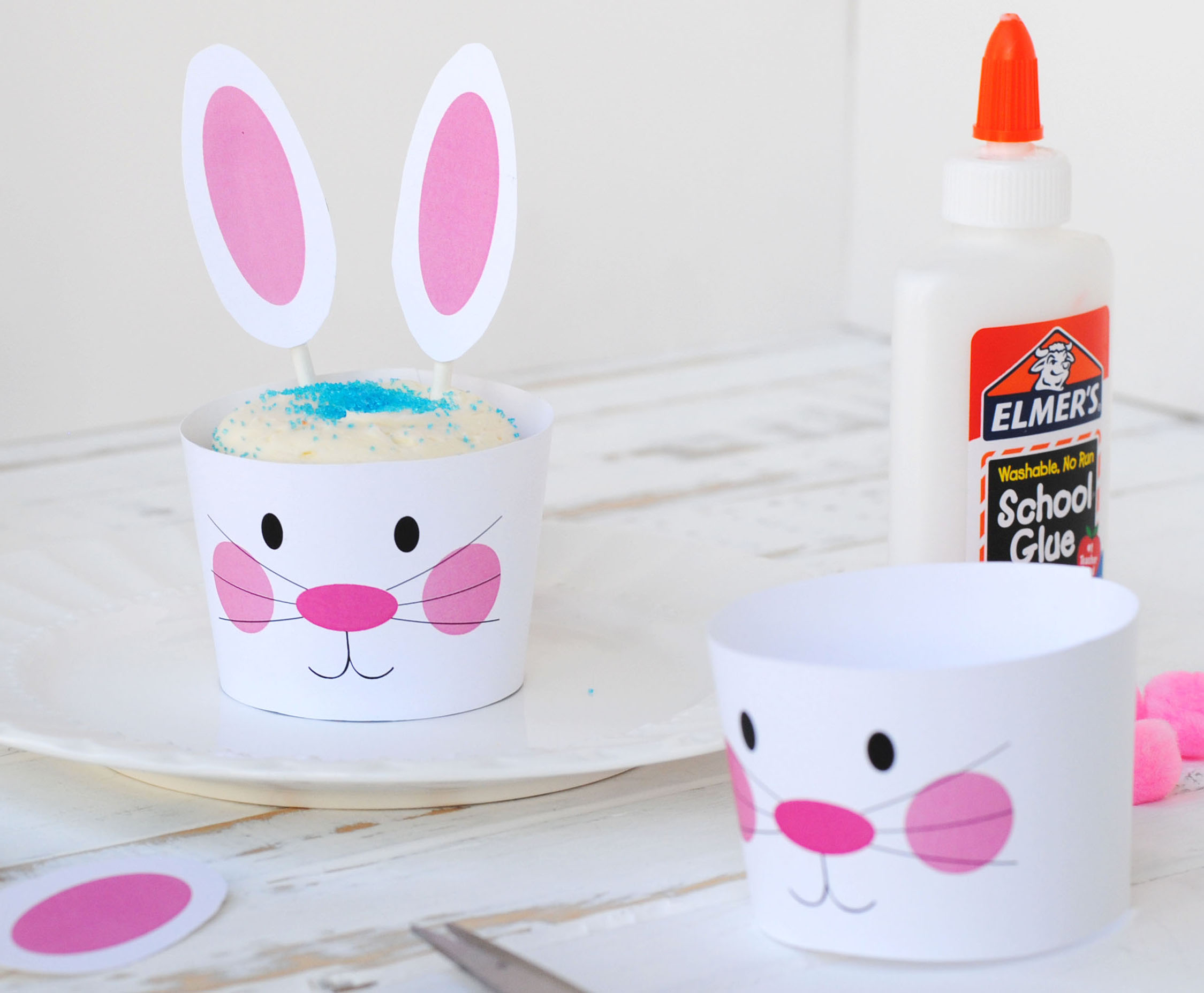 Bunny Cupcake Wrapper