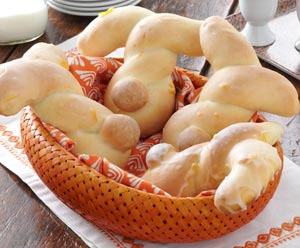 Orange Glazed Bunny Rolls