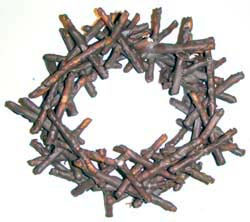 Chocolate Pretzel Crown of Thorns