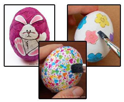 Decoupage Eggs