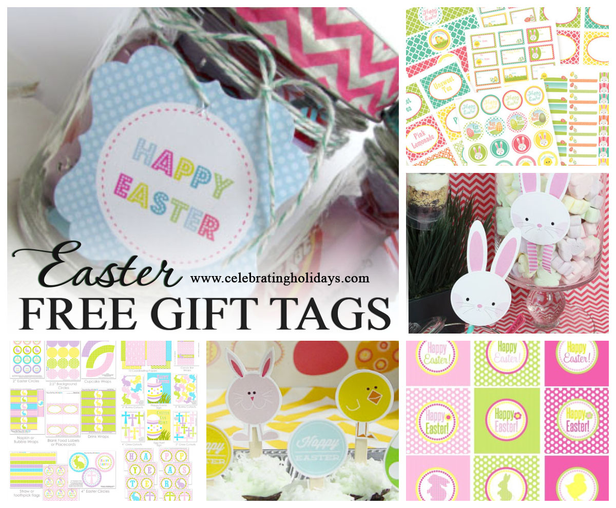 Easter Free Printable Gift Tags