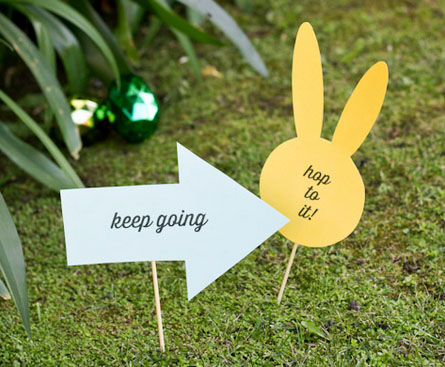 Easter Egg Hunt Signs