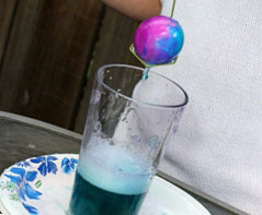 Volcano Egg Experiment