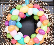 Plastic Egg Wreath