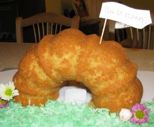 Empty Tomb Cake