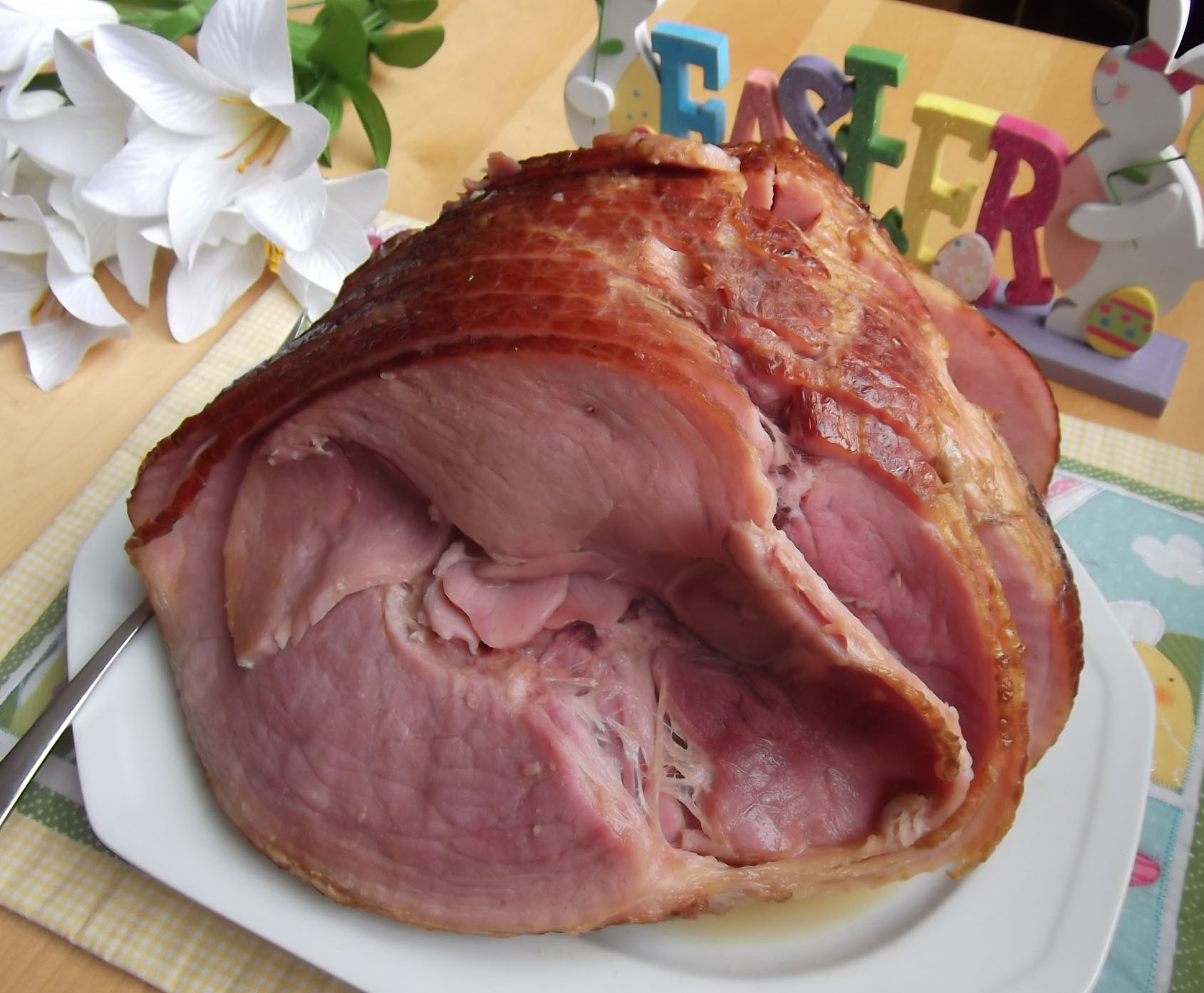 Glazed Apricot Ham