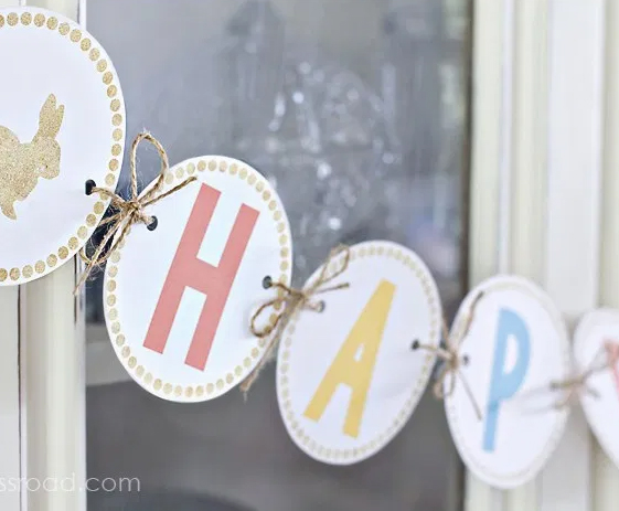 Happy Easter Printable Garland