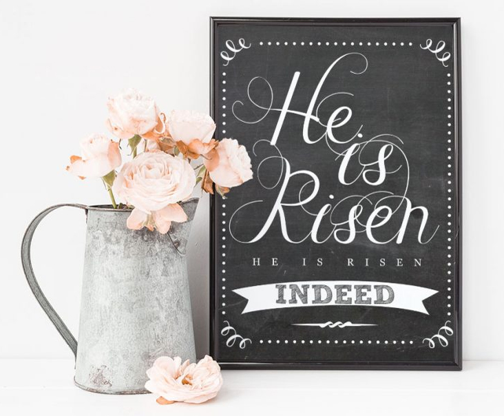 He is Risen Printable