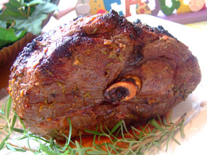 Roasted Rosemary Lamb