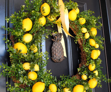 Spring Lemon Wreath