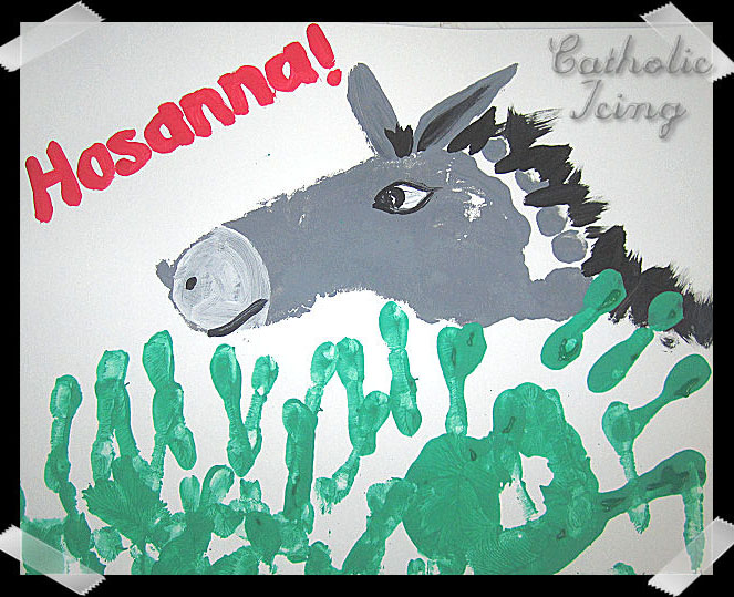 Palm Sunday Hand and Footprint Craft