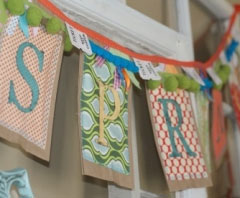 Easter Paper Bag Garland