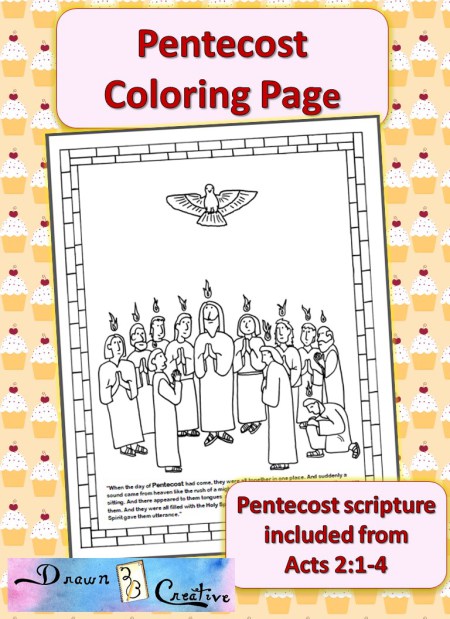 Pentecost Coloring Page Pentecost Coloring Page