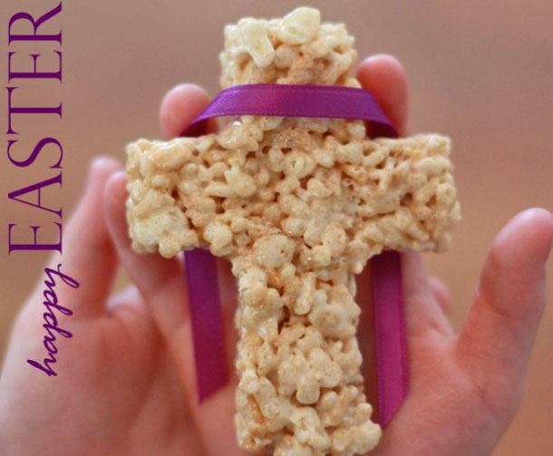 Cross Rice Krispie Treat