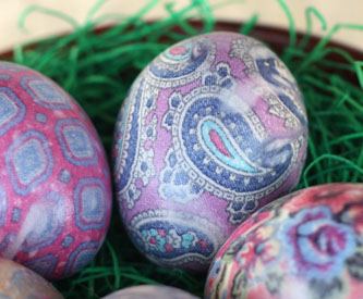 Silk Dyed Eggs