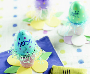 Terra-cotta Pot Egg Holders