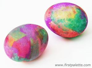 Tie Dye Eggs