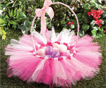 Tulle Easter Basket