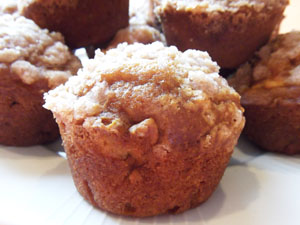 Pumpkin Apple Streusel Muffin