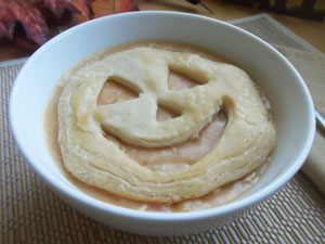 Creamy Chicken Soup with Pumpkin