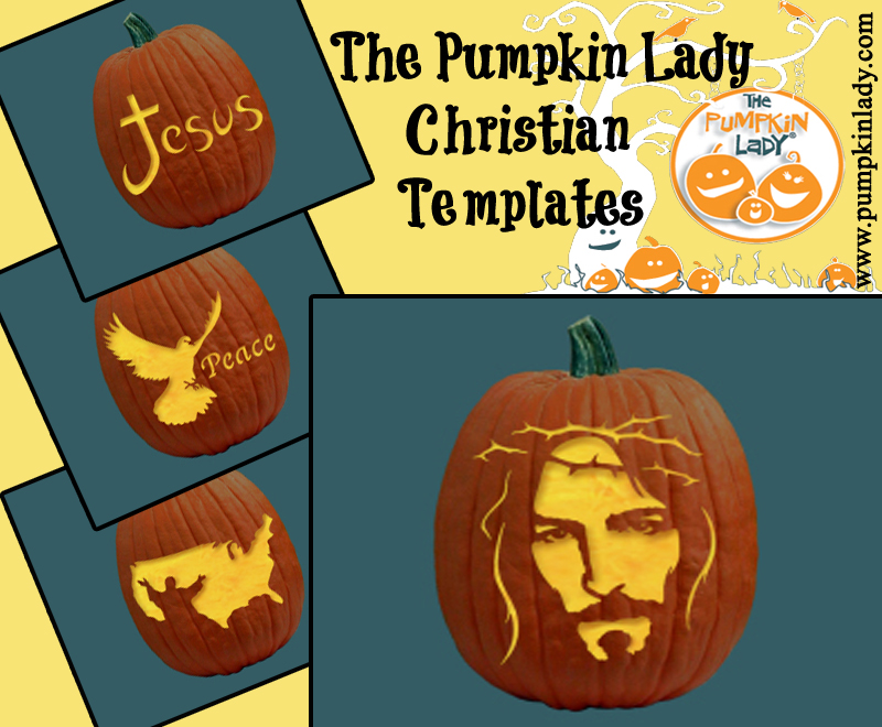 Jesus Pumpkin Stencil