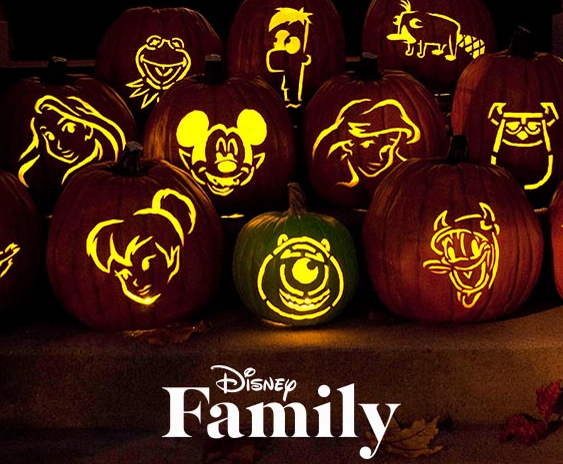 Disney Pumpkin Templates