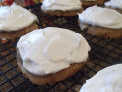 Frosted Pumpkin Cookies