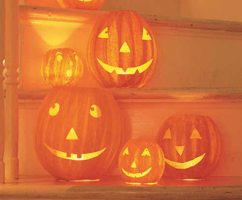 Jack-o'-Lantern Paper Mache