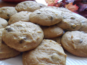 Pumpkin Chocolate Chip Cookies