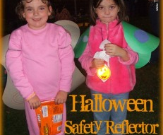 Trick-or-Treating Safety Reflectors