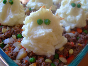 Halloween Shepherd's Pie