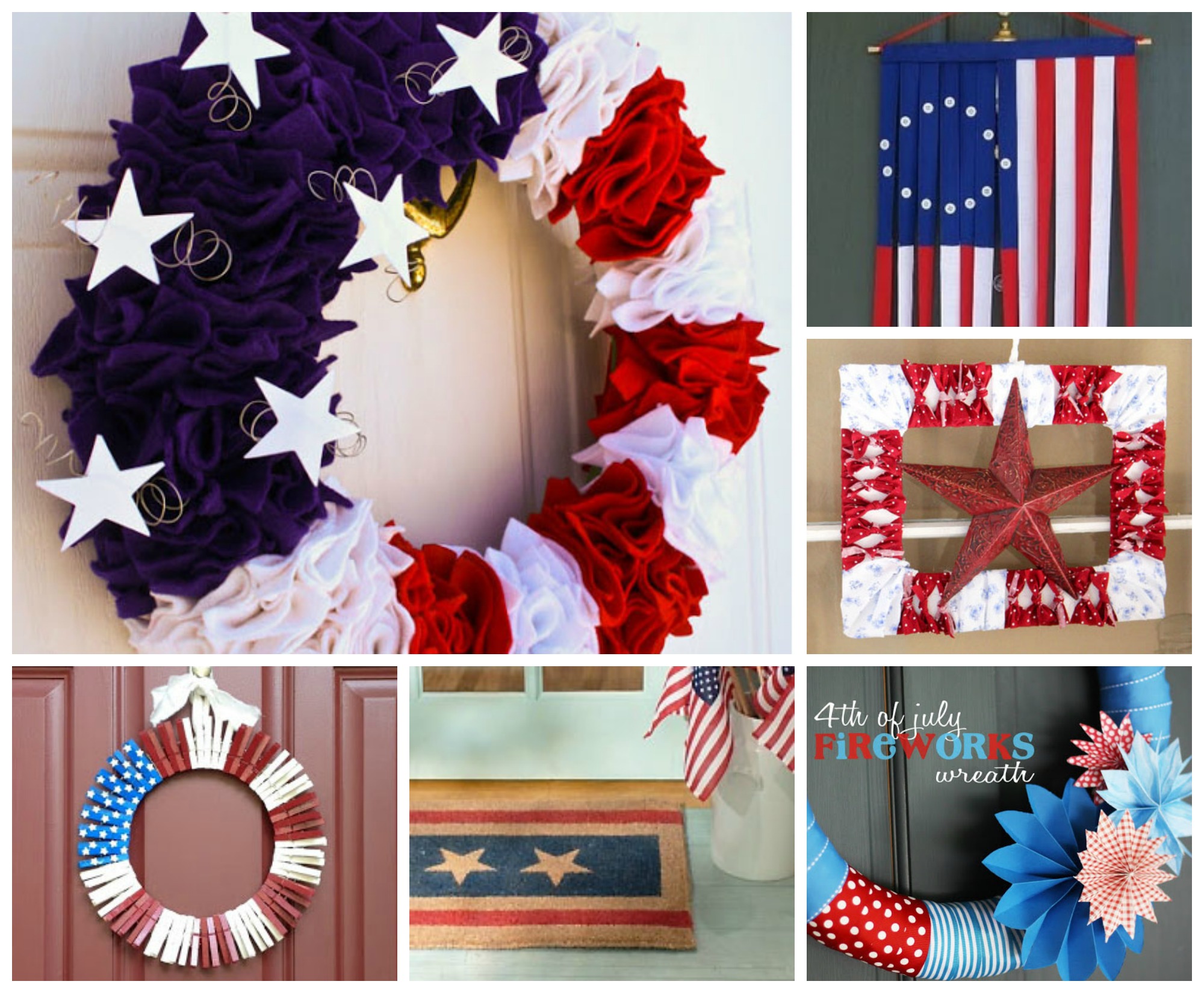 July 4th DIY Door Decorating