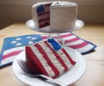 American Flag Cake