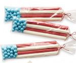 July 4th Flag Candy Treat Bag