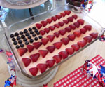 Flag Fruit Pizza