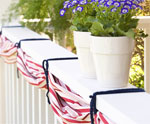 DIY Patriotic Fabric Garland