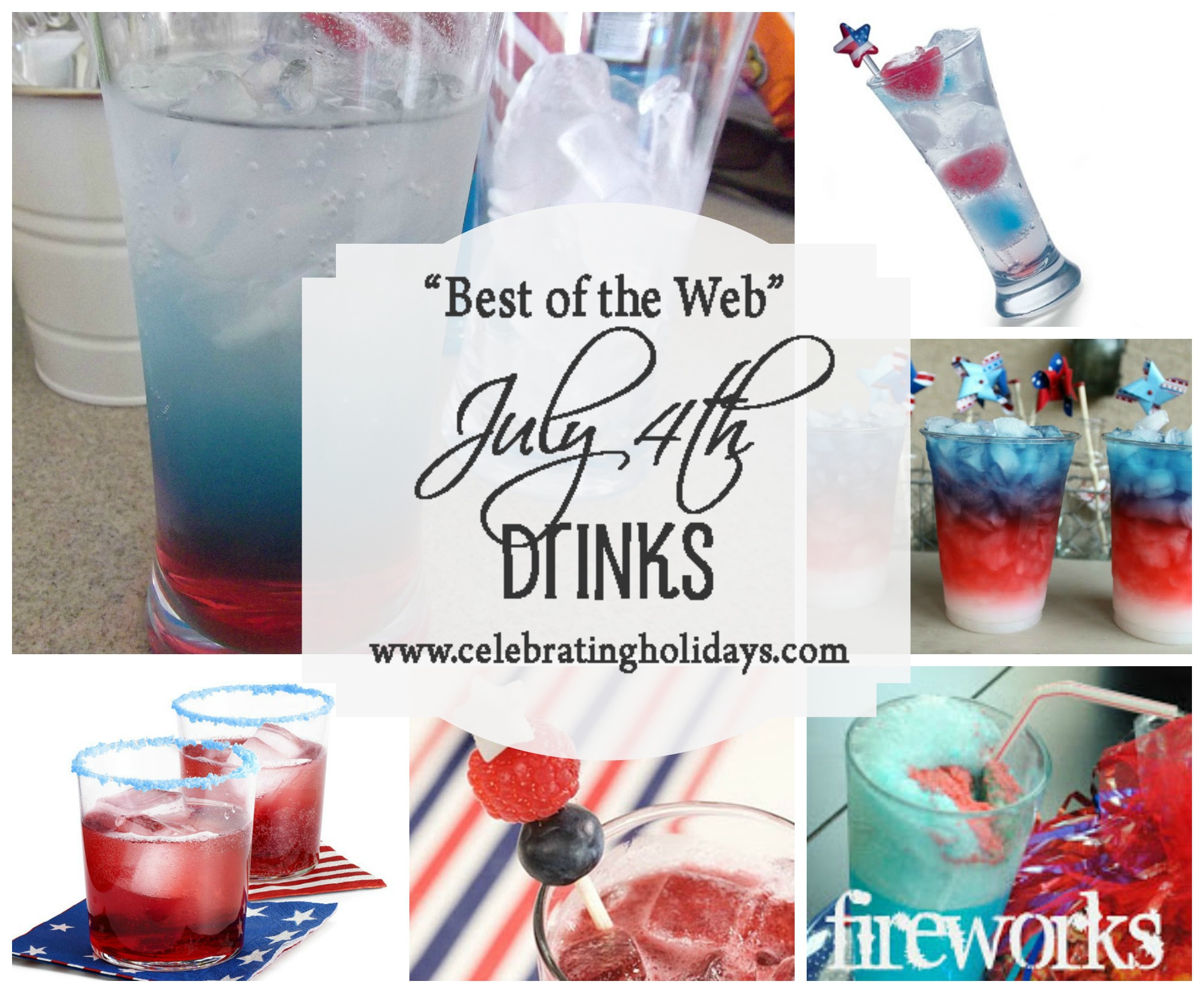Best of the Web July 4th Drink Ideas