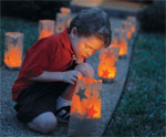 Lunch Bag Luminaries for July 4th